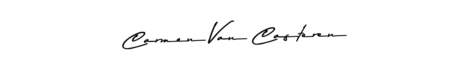 Design your own signature with our free online signature maker. With this signature software, you can create a handwritten (Asem Kandis PERSONAL USE) signature for name Carmen Van Casteren. Carmen Van Casteren signature style 9 images and pictures png