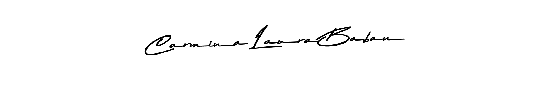 The best way (Asem Kandis PERSONAL USE) to make a short signature is to pick only two or three words in your name. The name Carmina Laura Baban include a total of six letters. For converting this name. Carmina Laura Baban signature style 9 images and pictures png