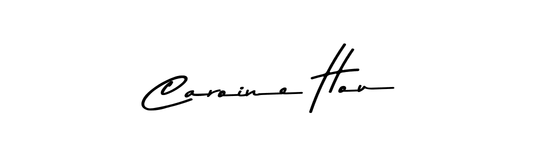 Make a beautiful signature design for name Caroine Hou. Use this online signature maker to create a handwritten signature for free. Caroine Hou signature style 9 images and pictures png