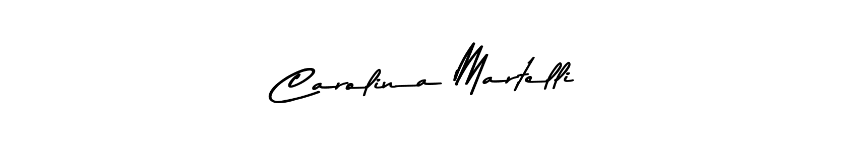 Design your own signature with our free online signature maker. With this signature software, you can create a handwritten (Asem Kandis PERSONAL USE) signature for name Carolina Martelli. Carolina Martelli signature style 9 images and pictures png