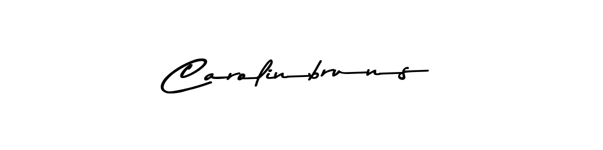 How to make Carolinbruns signature? Asem Kandis PERSONAL USE is a professional autograph style. Create handwritten signature for Carolinbruns name. Carolinbruns signature style 9 images and pictures png