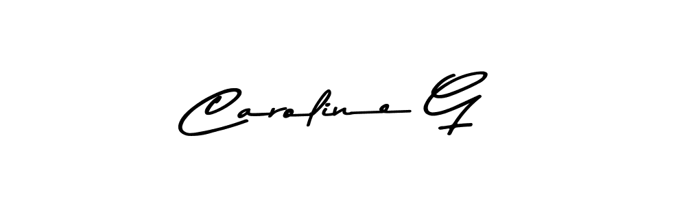 Caroline G stylish signature style. Best Handwritten Sign (Asem Kandis PERSONAL USE) for my name. Handwritten Signature Collection Ideas for my name Caroline G. Caroline G signature style 9 images and pictures png