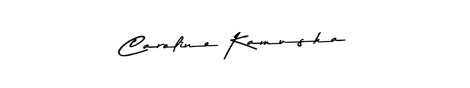 Also You can easily find your signature by using the search form. We will create Caroline Kamusha name handwritten signature images for you free of cost using Asem Kandis PERSONAL USE sign style. Caroline Kamusha signature style 9 images and pictures png