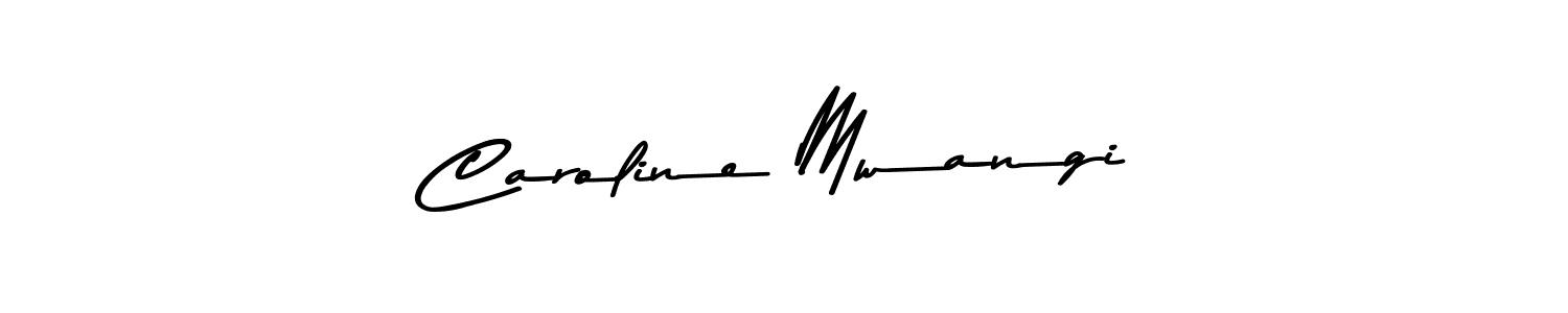 You should practise on your own different ways (Asem Kandis PERSONAL USE) to write your name (Caroline Mwangi) in signature. don't let someone else do it for you. Caroline Mwangi signature style 9 images and pictures png