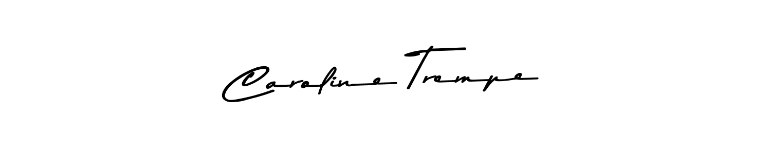 How to make Caroline Trempe name signature. Use Asem Kandis PERSONAL USE style for creating short signs online. This is the latest handwritten sign. Caroline Trempe signature style 9 images and pictures png