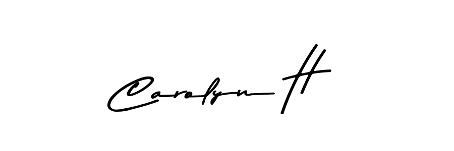 Use a signature maker to create a handwritten signature online. With this signature software, you can design (Asem Kandis PERSONAL USE) your own signature for name Carolyn H. Carolyn H signature style 9 images and pictures png