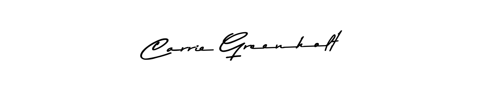 Similarly Asem Kandis PERSONAL USE is the best handwritten signature design. Signature creator online .You can use it as an online autograph creator for name Carrie Greenholt. Carrie Greenholt signature style 9 images and pictures png