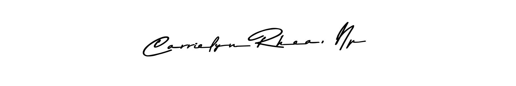 Design your own signature with our free online signature maker. With this signature software, you can create a handwritten (Asem Kandis PERSONAL USE) signature for name Carrielyn Rhea, Np. Carrielyn Rhea, Np signature style 9 images and pictures png