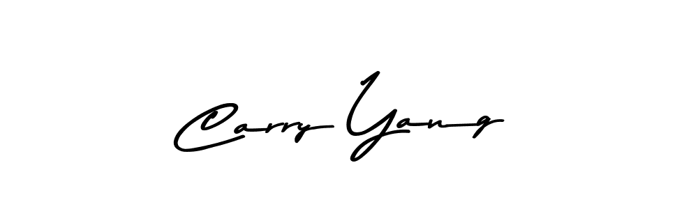Make a beautiful signature design for name Carry Yang. With this signature (Asem Kandis PERSONAL USE) style, you can create a handwritten signature for free. Carry Yang signature style 9 images and pictures png