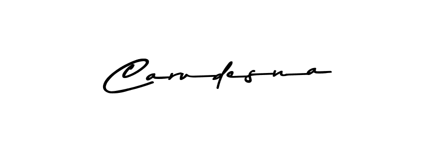 Make a beautiful signature design for name Carudesna. With this signature (Asem Kandis PERSONAL USE) style, you can create a handwritten signature for free. Carudesna signature style 9 images and pictures png