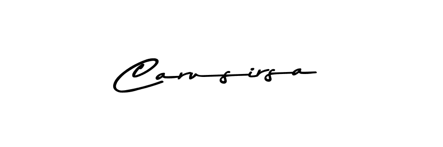 Design your own signature with our free online signature maker. With this signature software, you can create a handwritten (Asem Kandis PERSONAL USE) signature for name Carusirsa. Carusirsa signature style 9 images and pictures png