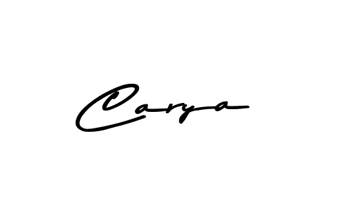 Make a beautiful signature design for name Carya. With this signature (Asem Kandis PERSONAL USE) style, you can create a handwritten signature for free. Carya signature style 9 images and pictures png