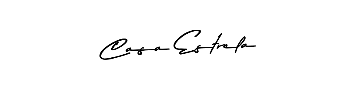 Make a beautiful signature design for name Casa Estrela. With this signature (Asem Kandis PERSONAL USE) style, you can create a handwritten signature for free. Casa Estrela signature style 9 images and pictures png