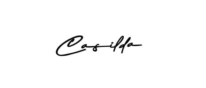 Design your own signature with our free online signature maker. With this signature software, you can create a handwritten (Asem Kandis PERSONAL USE) signature for name Casilda. Casilda signature style 9 images and pictures png