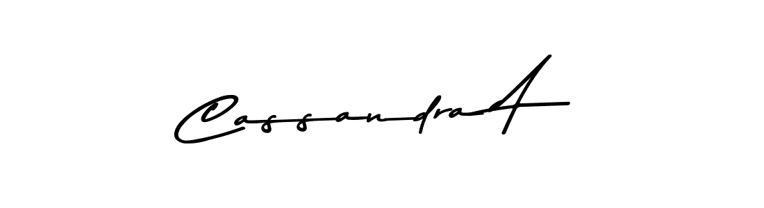 Design your own signature with our free online signature maker. With this signature software, you can create a handwritten (Asem Kandis PERSONAL USE) signature for name Cassandra A. Cassandra A signature style 9 images and pictures png