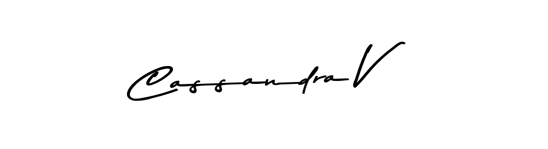 How to make Cassandra V signature? Asem Kandis PERSONAL USE is a professional autograph style. Create handwritten signature for Cassandra V name. Cassandra V signature style 9 images and pictures png