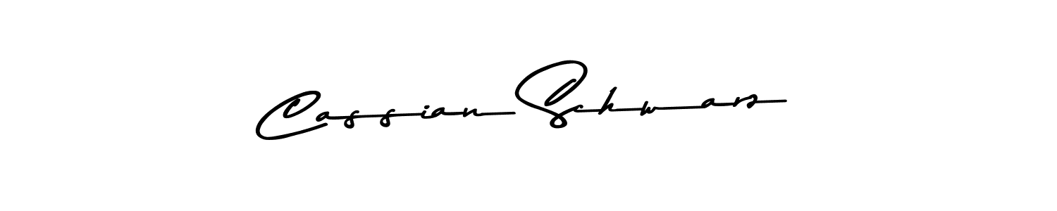 Use a signature maker to create a handwritten signature online. With this signature software, you can design (Asem Kandis PERSONAL USE) your own signature for name Cassian Schwarz. Cassian Schwarz signature style 9 images and pictures png