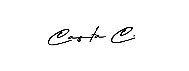 Also we have Casta C. name is the best signature style. Create professional handwritten signature collection using Asem Kandis PERSONAL USE autograph style. Casta C. signature style 9 images and pictures png