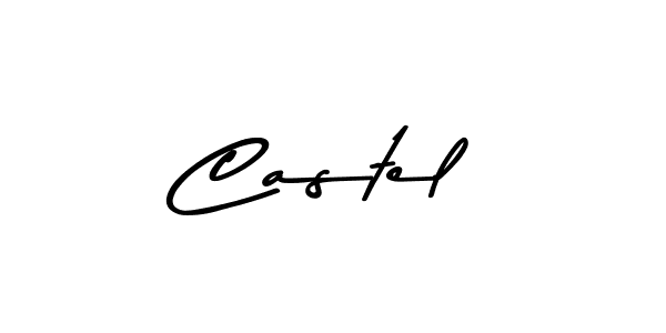 Design your own signature with our free online signature maker. With this signature software, you can create a handwritten (Asem Kandis PERSONAL USE) signature for name Castel. Castel signature style 9 images and pictures png