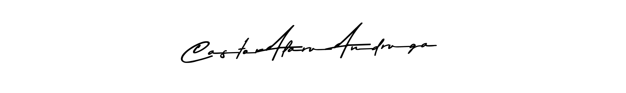 if you are searching for the best signature style for your name Castor Alaru Andruga. so please give up your signature search. here we have designed multiple signature styles  using Asem Kandis PERSONAL USE. Castor Alaru Andruga signature style 9 images and pictures png