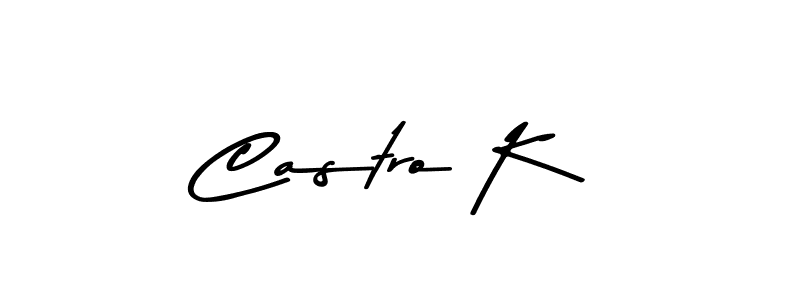 Also we have Castro K name is the best signature style. Create professional handwritten signature collection using Asem Kandis PERSONAL USE autograph style. Castro K signature style 9 images and pictures png