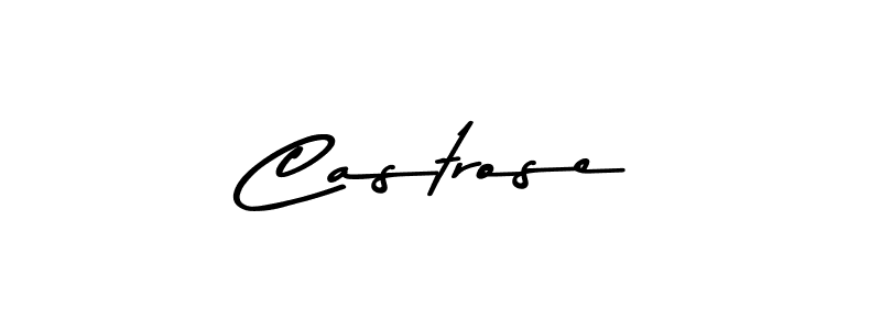 Design your own signature with our free online signature maker. With this signature software, you can create a handwritten (Asem Kandis PERSONAL USE) signature for name Castrose. Castrose signature style 9 images and pictures png