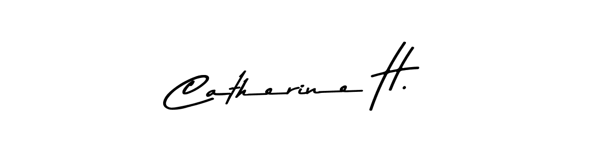 How to make Catherine H. signature? Asem Kandis PERSONAL USE is a professional autograph style. Create handwritten signature for Catherine H. name. Catherine H. signature style 9 images and pictures png