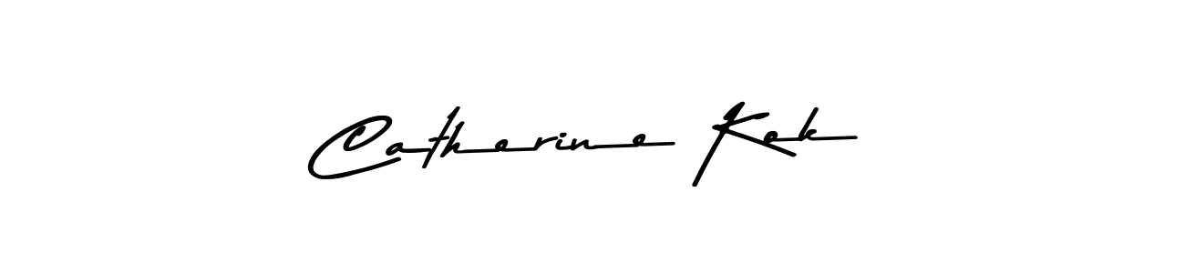 Catherine Kok stylish signature style. Best Handwritten Sign (Asem Kandis PERSONAL USE) for my name. Handwritten Signature Collection Ideas for my name Catherine Kok. Catherine Kok signature style 9 images and pictures png