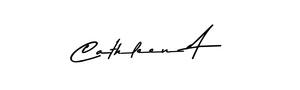 How to Draw Cathleen A signature style? Asem Kandis PERSONAL USE is a latest design signature styles for name Cathleen A. Cathleen A signature style 9 images and pictures png