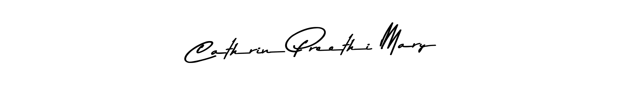 Use a signature maker to create a handwritten signature online. With this signature software, you can design (Asem Kandis PERSONAL USE) your own signature for name Cathrin Preethi Mary. Cathrin Preethi Mary signature style 9 images and pictures png