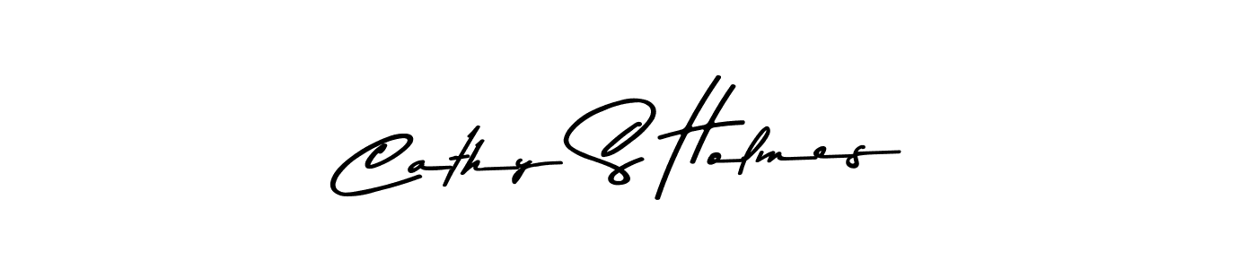 Also You can easily find your signature by using the search form. We will create Cathy S Holmes name handwritten signature images for you free of cost using Asem Kandis PERSONAL USE sign style. Cathy S Holmes signature style 9 images and pictures png