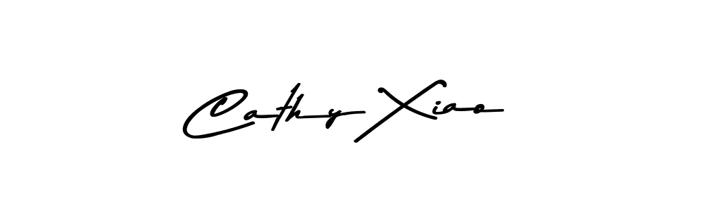 You should practise on your own different ways (Asem Kandis PERSONAL USE) to write your name (Cathy Xiao) in signature. don't let someone else do it for you. Cathy Xiao signature style 9 images and pictures png