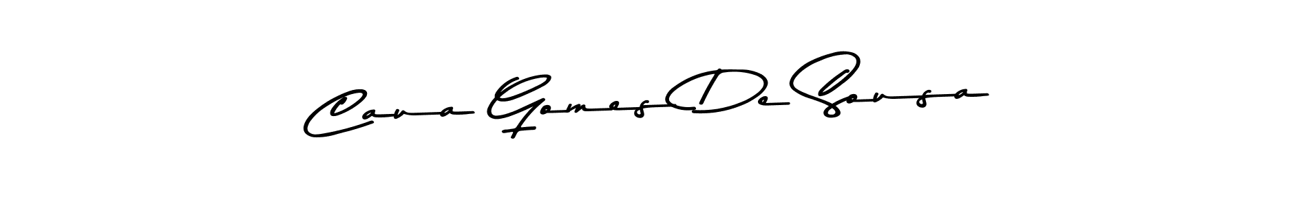 How to Draw Caua Gomes De Sousa signature style? Asem Kandis PERSONAL USE is a latest design signature styles for name Caua Gomes De Sousa. Caua Gomes De Sousa signature style 9 images and pictures png