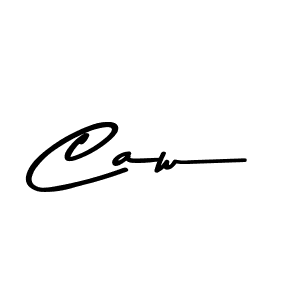 You should practise on your own different ways (Asem Kandis PERSONAL USE) to write your name (Caw) in signature. don't let someone else do it for you. Caw signature style 9 images and pictures png