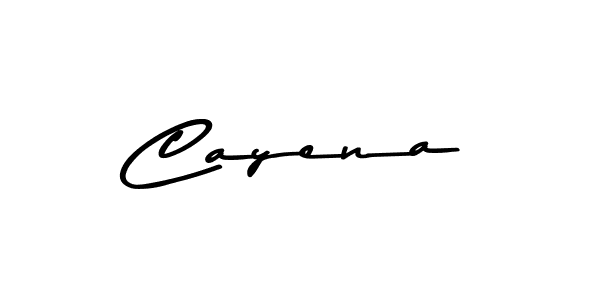 Create a beautiful signature design for name Cayena. With this signature (Asem Kandis PERSONAL USE) fonts, you can make a handwritten signature for free. Cayena signature style 9 images and pictures png