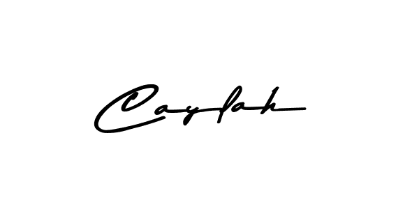 Make a beautiful signature design for name Caylah. With this signature (Asem Kandis PERSONAL USE) style, you can create a handwritten signature for free. Caylah signature style 9 images and pictures png