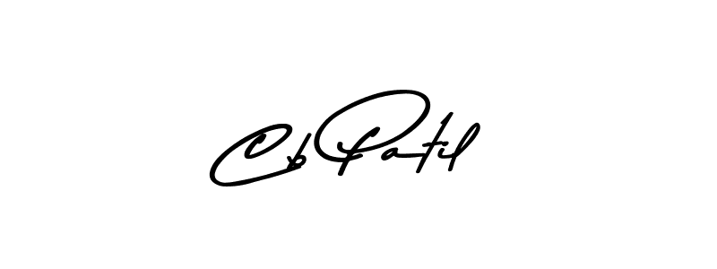 Design your own signature with our free online signature maker. With this signature software, you can create a handwritten (Asem Kandis PERSONAL USE) signature for name Cb Patil. Cb Patil signature style 9 images and pictures png