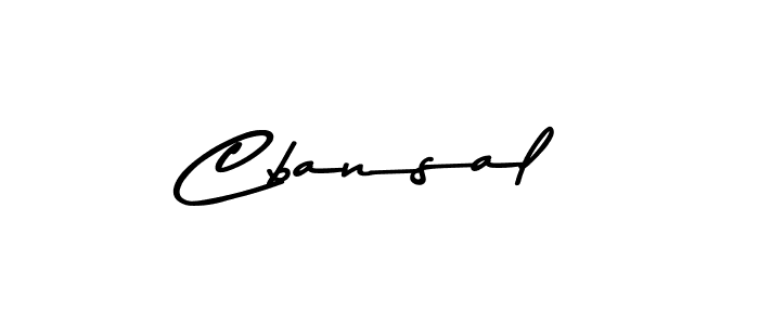 Cbansal stylish signature style. Best Handwritten Sign (Asem Kandis PERSONAL USE) for my name. Handwritten Signature Collection Ideas for my name Cbansal. Cbansal signature style 9 images and pictures png