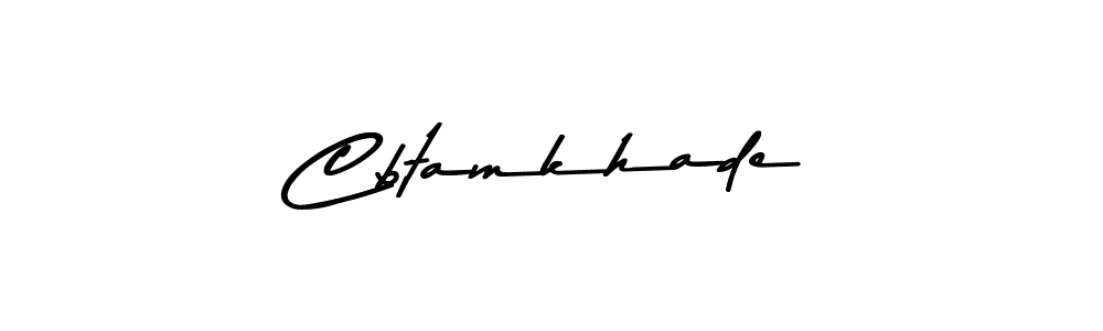 How to make Cbtamkhade signature? Asem Kandis PERSONAL USE is a professional autograph style. Create handwritten signature for Cbtamkhade name. Cbtamkhade signature style 9 images and pictures png