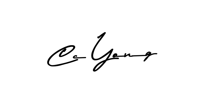 Design your own signature with our free online signature maker. With this signature software, you can create a handwritten (Asem Kandis PERSONAL USE) signature for name Cc Yong. Cc Yong signature style 9 images and pictures png