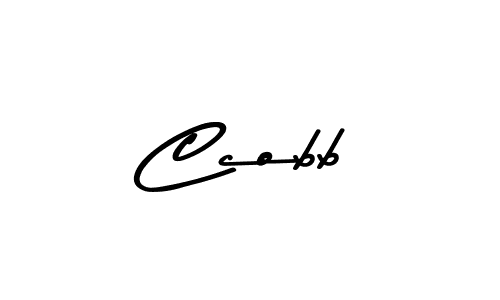 Design your own signature with our free online signature maker. With this signature software, you can create a handwritten (Asem Kandis PERSONAL USE) signature for name Ccobb. Ccobb signature style 9 images and pictures png