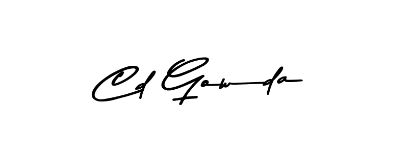 Make a beautiful signature design for name Cd Gowda. Use this online signature maker to create a handwritten signature for free. Cd Gowda signature style 9 images and pictures png