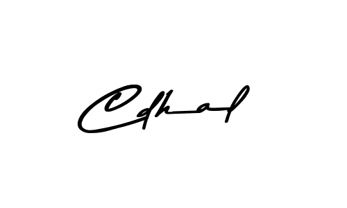 Design your own signature with our free online signature maker. With this signature software, you can create a handwritten (Asem Kandis PERSONAL USE) signature for name Cdhal. Cdhal signature style 9 images and pictures png