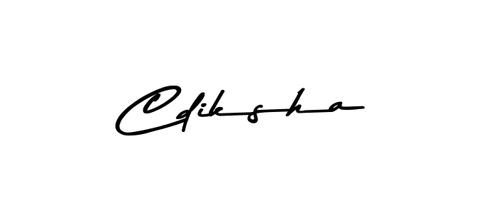 Use a signature maker to create a handwritten signature online. With this signature software, you can design (Asem Kandis PERSONAL USE) your own signature for name Cdiksha. Cdiksha signature style 9 images and pictures png