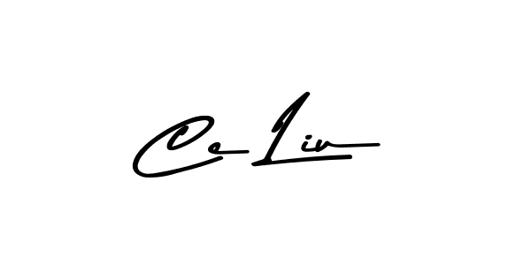 How to make Ce Liu name signature. Use Asem Kandis PERSONAL USE style for creating short signs online. This is the latest handwritten sign. Ce Liu signature style 9 images and pictures png