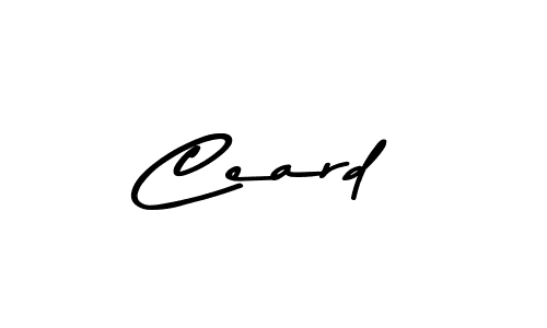 Similarly Asem Kandis PERSONAL USE is the best handwritten signature design. Signature creator online .You can use it as an online autograph creator for name Ceard. Ceard signature style 9 images and pictures png