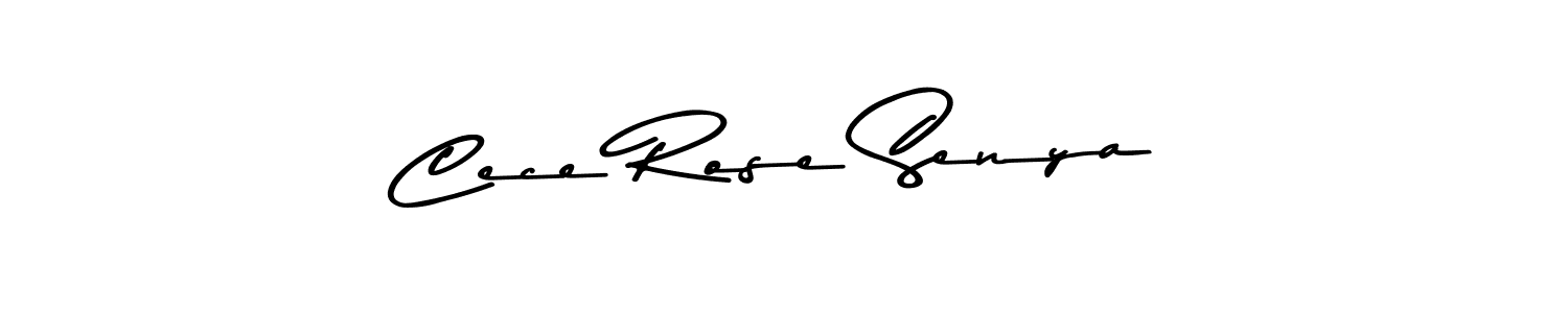 How to make Cece Rose Senya signature? Asem Kandis PERSONAL USE is a professional autograph style. Create handwritten signature for Cece Rose Senya name. Cece Rose Senya signature style 9 images and pictures png