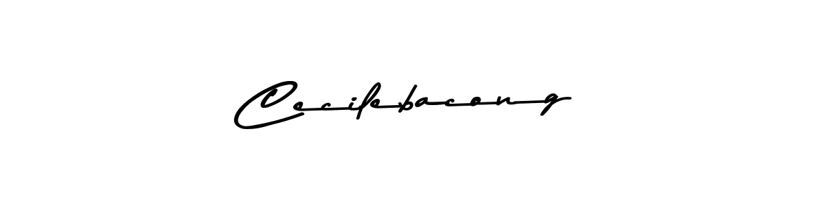 You should practise on your own different ways (Asem Kandis PERSONAL USE) to write your name (Cecilebacong) in signature. don't let someone else do it for you. Cecilebacong signature style 9 images and pictures png