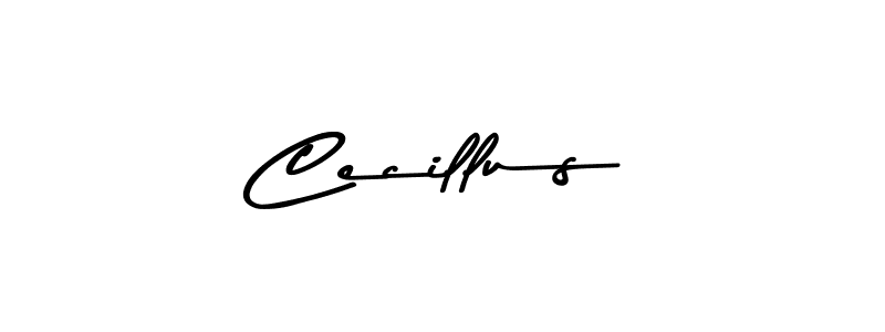 Design your own signature with our free online signature maker. With this signature software, you can create a handwritten (Asem Kandis PERSONAL USE) signature for name Cecillus. Cecillus signature style 9 images and pictures png