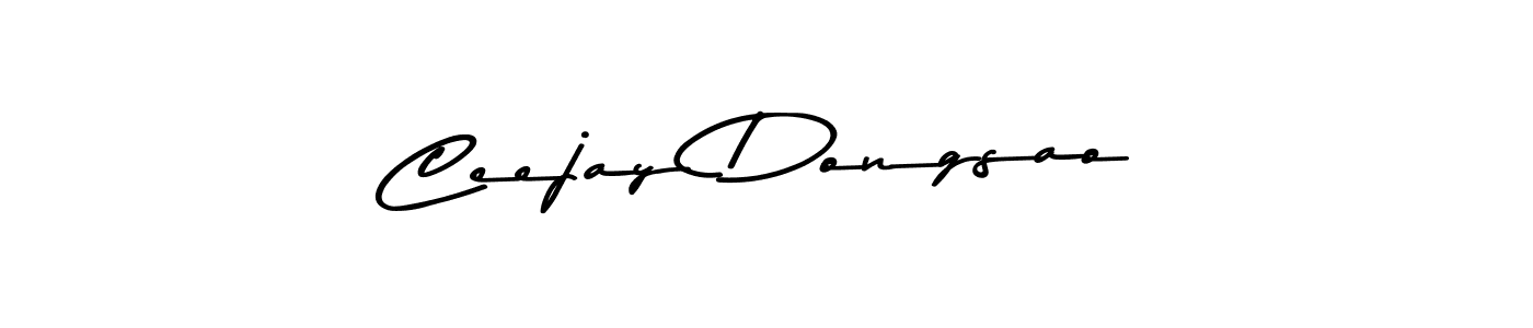 Ceejay Dongsao stylish signature style. Best Handwritten Sign (Asem Kandis PERSONAL USE) for my name. Handwritten Signature Collection Ideas for my name Ceejay Dongsao. Ceejay Dongsao signature style 9 images and pictures png